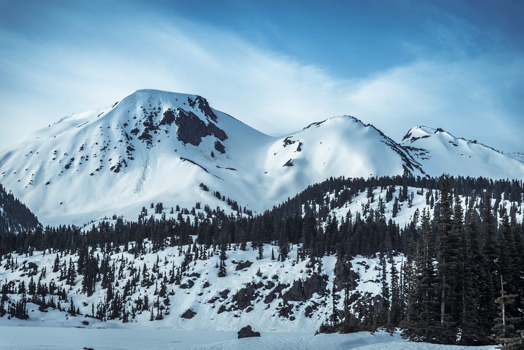 Mount Price volcano trek - Snow-Covered Mount Price Volcano in Garibaldi Provincial Park, BC, Canada