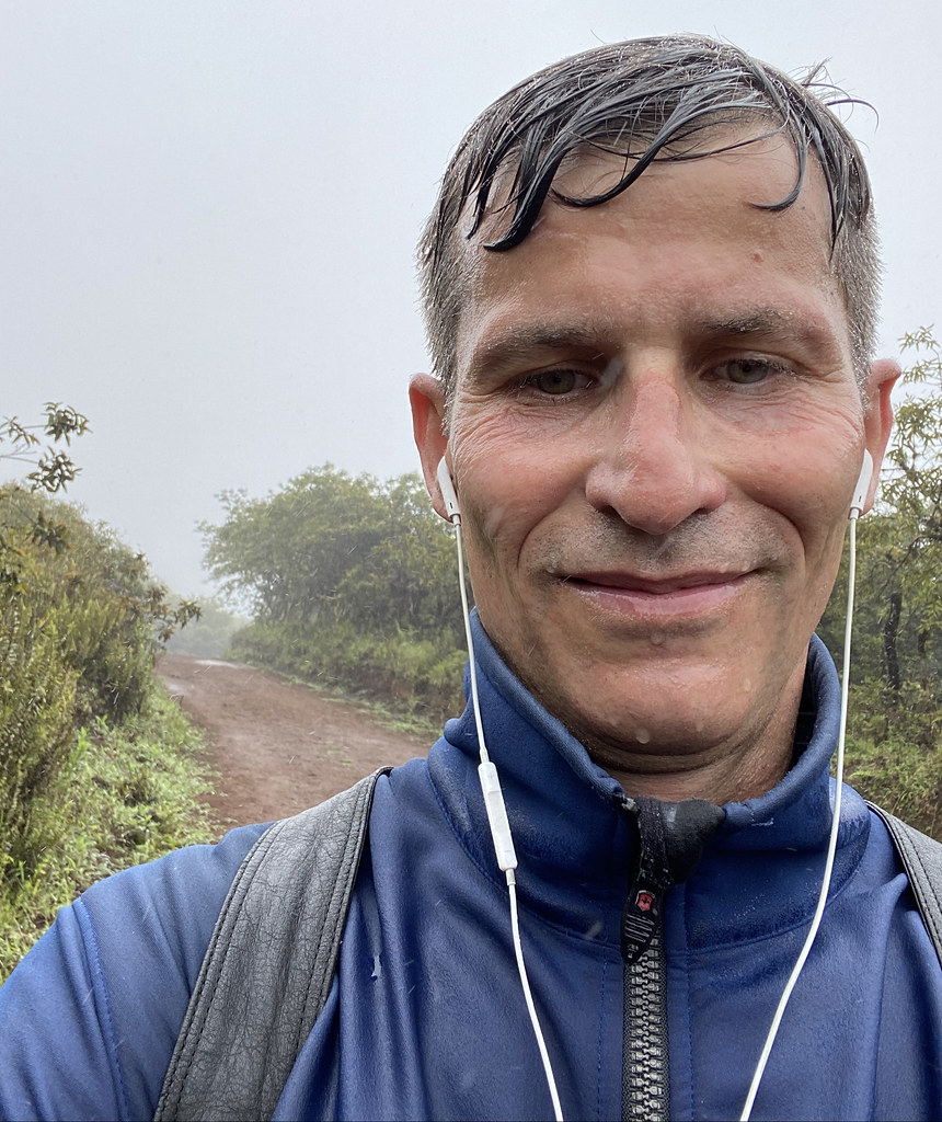 Sierra Negra volcano trek - The Sierra Negra Volcano at 940 meters (3,083 ft) above sea level, Isla Isabela (Albemarle), the Galápagos Islands, Ecuador.