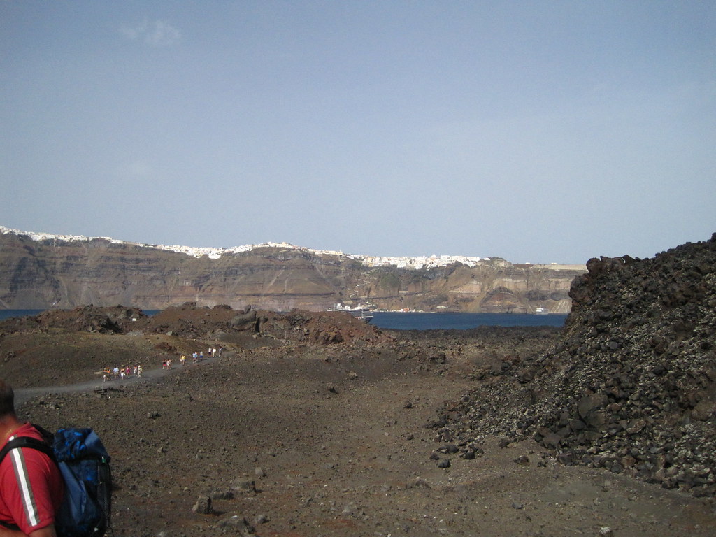 Santorini Volcano Trail volcano trek - Trails on the volcano