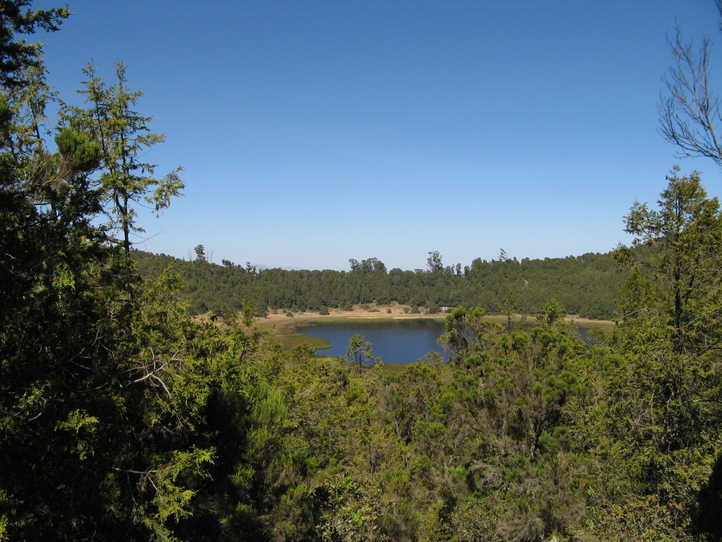 Mount Zuqualla volcano trek - Mount Zuqualla crater lake.jpg