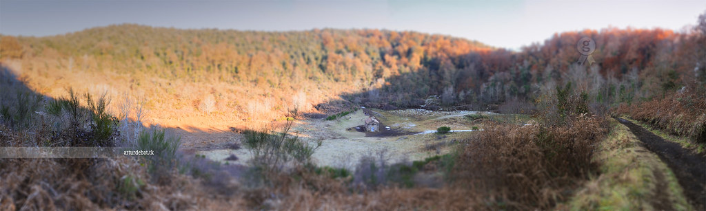 Garrotxa Volcanic Zone volcano trek - Santa Margarida Volcano crater.