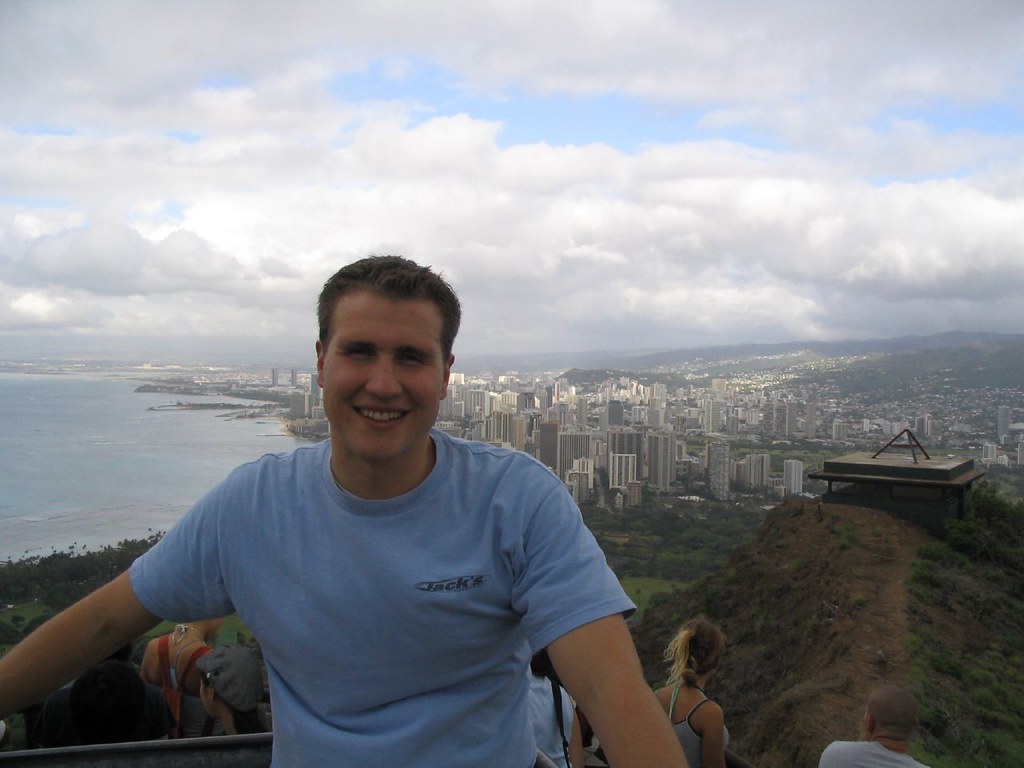 Diamond Head volcano trek - Ken, Diamond Head Crater, Oahu, Hawaii