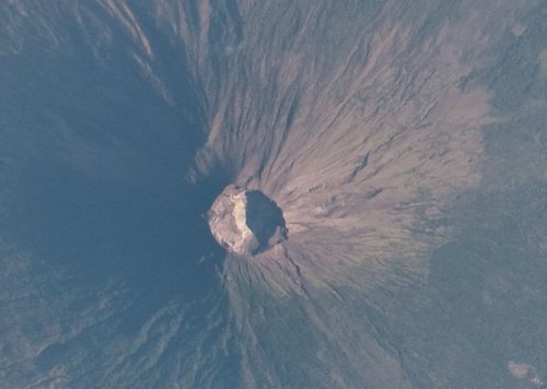 San Salvador Volcano volcano trek - Detail: Volcanoes, Usulutan, El Salvador (NASA, International Space Station Science, 03/31/10)