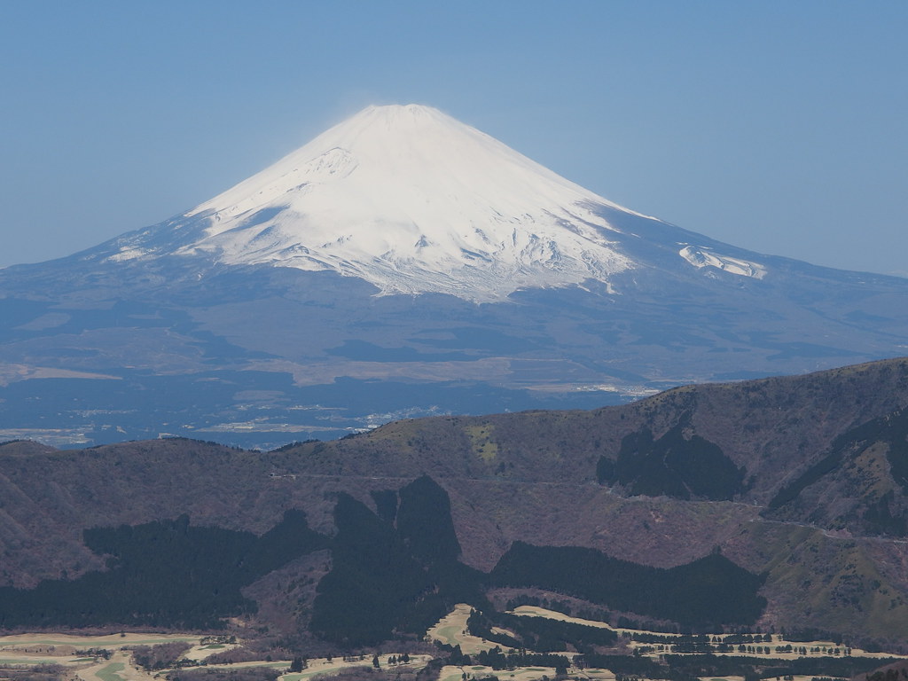 Mount Komagatake volcano trek - Mount Fuji @ Trail from Souzan to Mount Kami @ Hakone