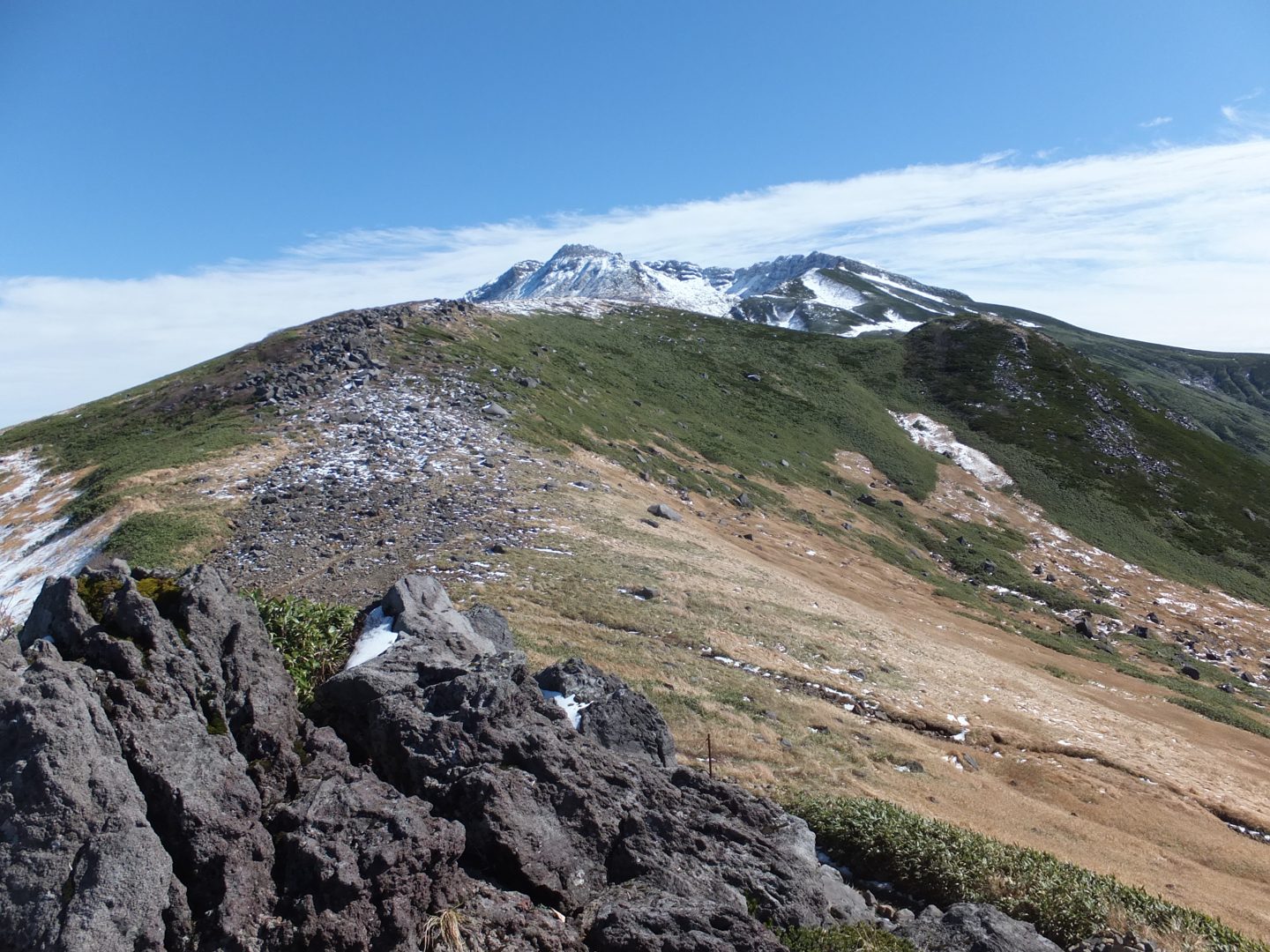 Mount Chokai volcano trek - Ridge of the Mt. Chokai.jpg