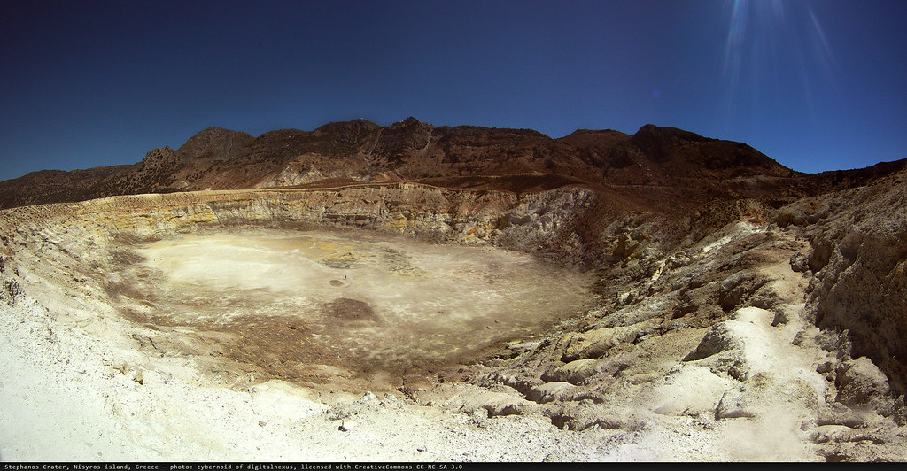 Nisyros volcano trek - 'Stephanos' crater, Nisyros, Greece