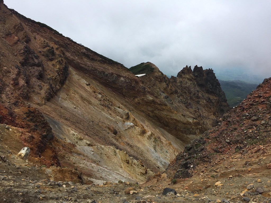 Mount Tokachi volcano trek - Tokachi-dake Trail, Hokkaido, Japan 2017
